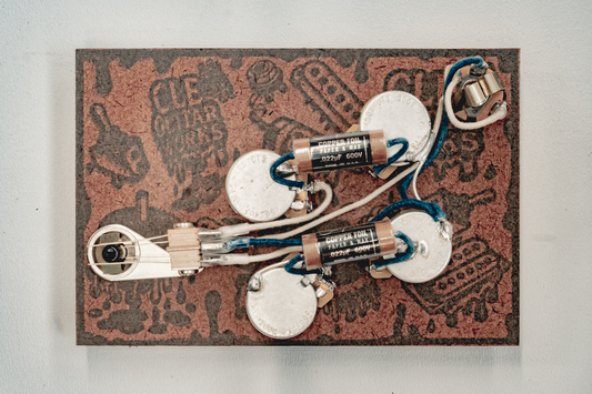 SG Wiring Harness- Copper Foil - handcrafted prewired guitar electronics by CLE Guitar Works