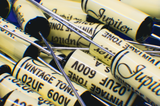 VIntage Yellow Capacator