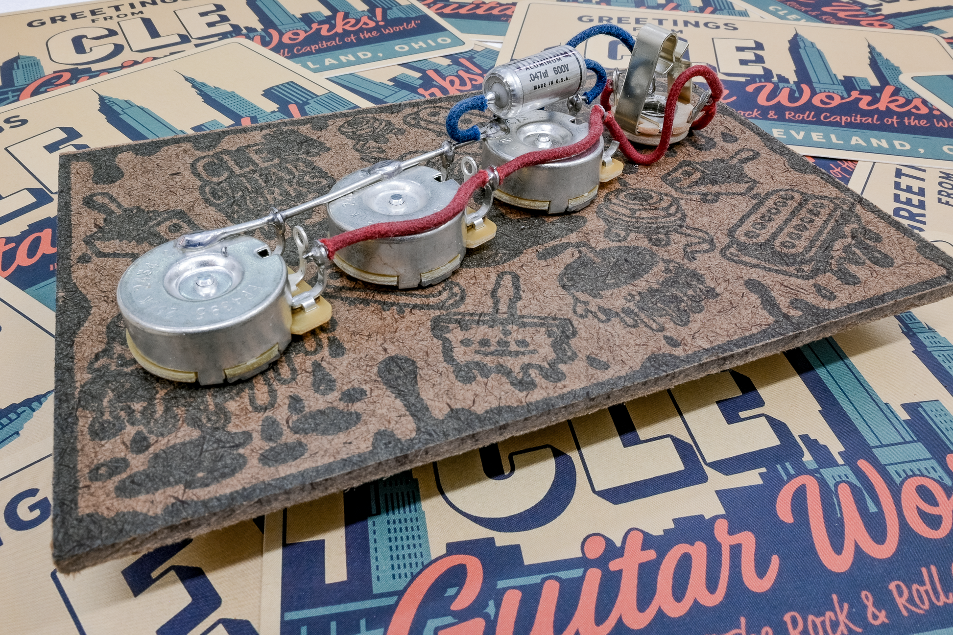 J-Bass Wiring Harness- VitaminQ - handcrafted prewired guitar electronics by CLE Guitar Works