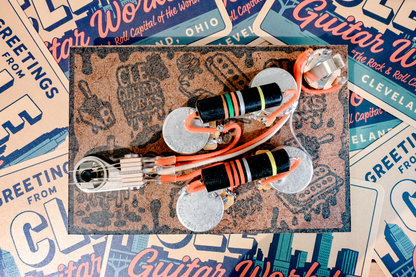 SG Wiring Harness- Bumblebee - handcrafted prewired guitar electronics by CLE Guitar Works