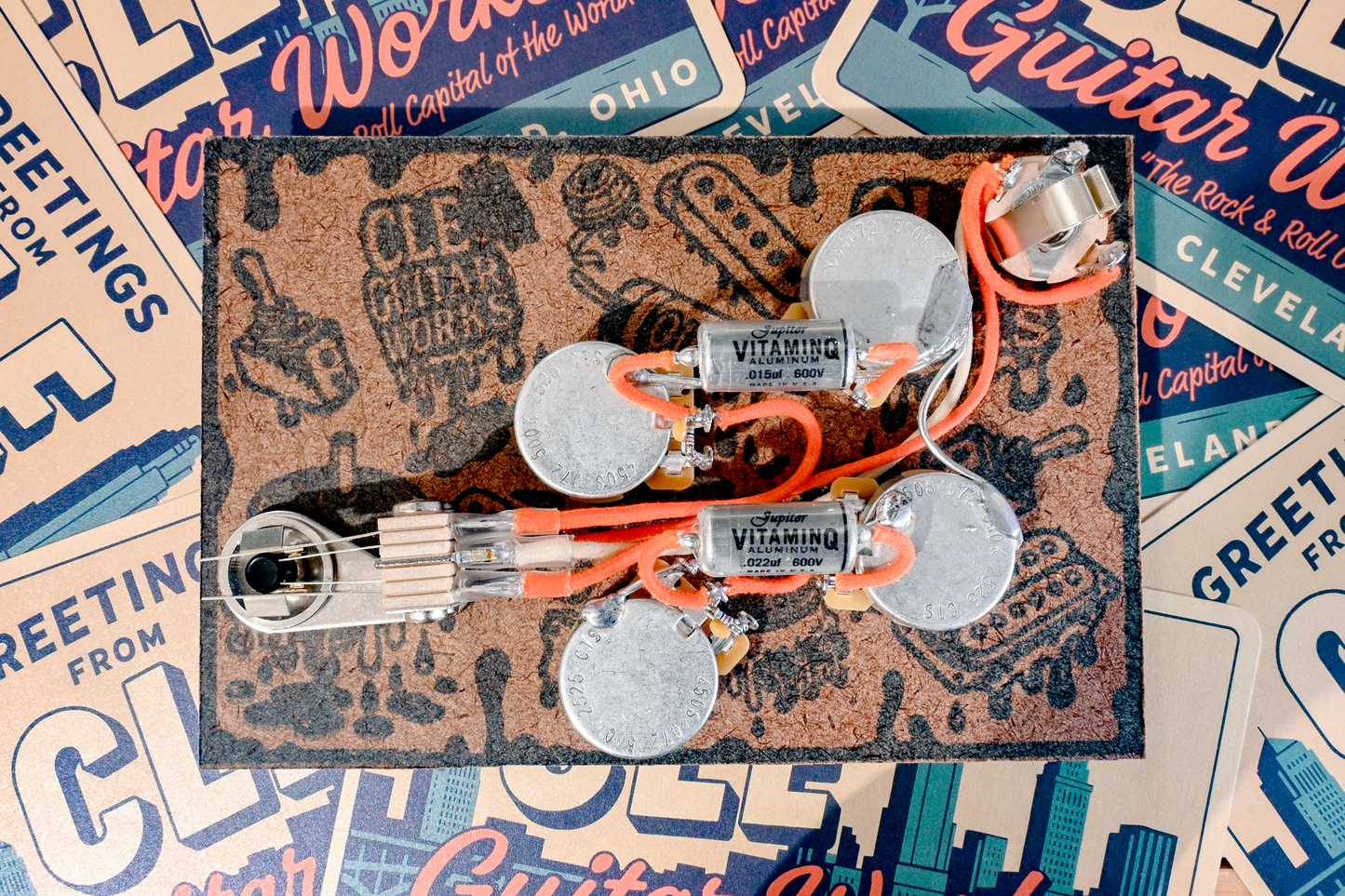 SG Wiring Harness- VitaminQ - handcrafted prewired guitar electronics by CLE Guitar Works