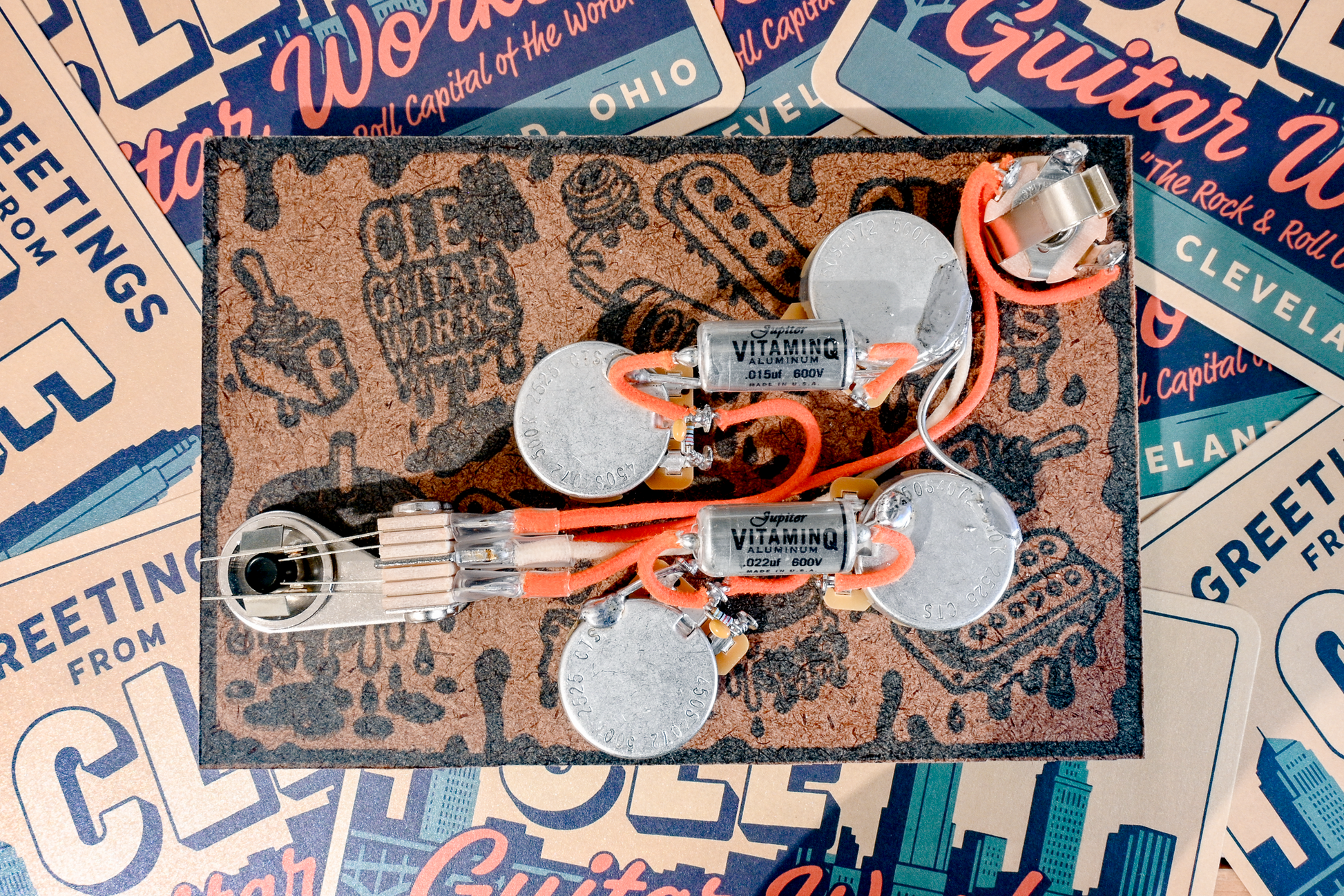 SG Wiring Harness- VitaminQ - handcrafted prewired guitar electronics by CLE Guitar Works