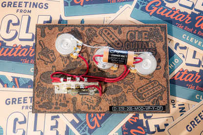 Strat Wiring Harness- Copper Foil - handcrafted prewired guitar electronics by CLE Guitar Works