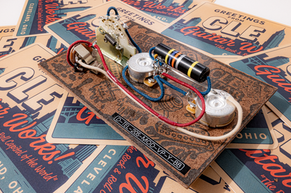 Telecaster Wiring Harness- Bumblebee - handcrafted prewired guitar electronics by CLE Guitar Works