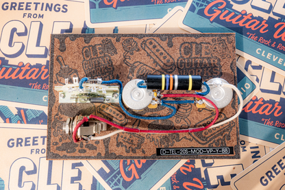 Telecaster Wiring Harness- Bumblebee - handcrafted prewired guitar electronics by CLE Guitar Works