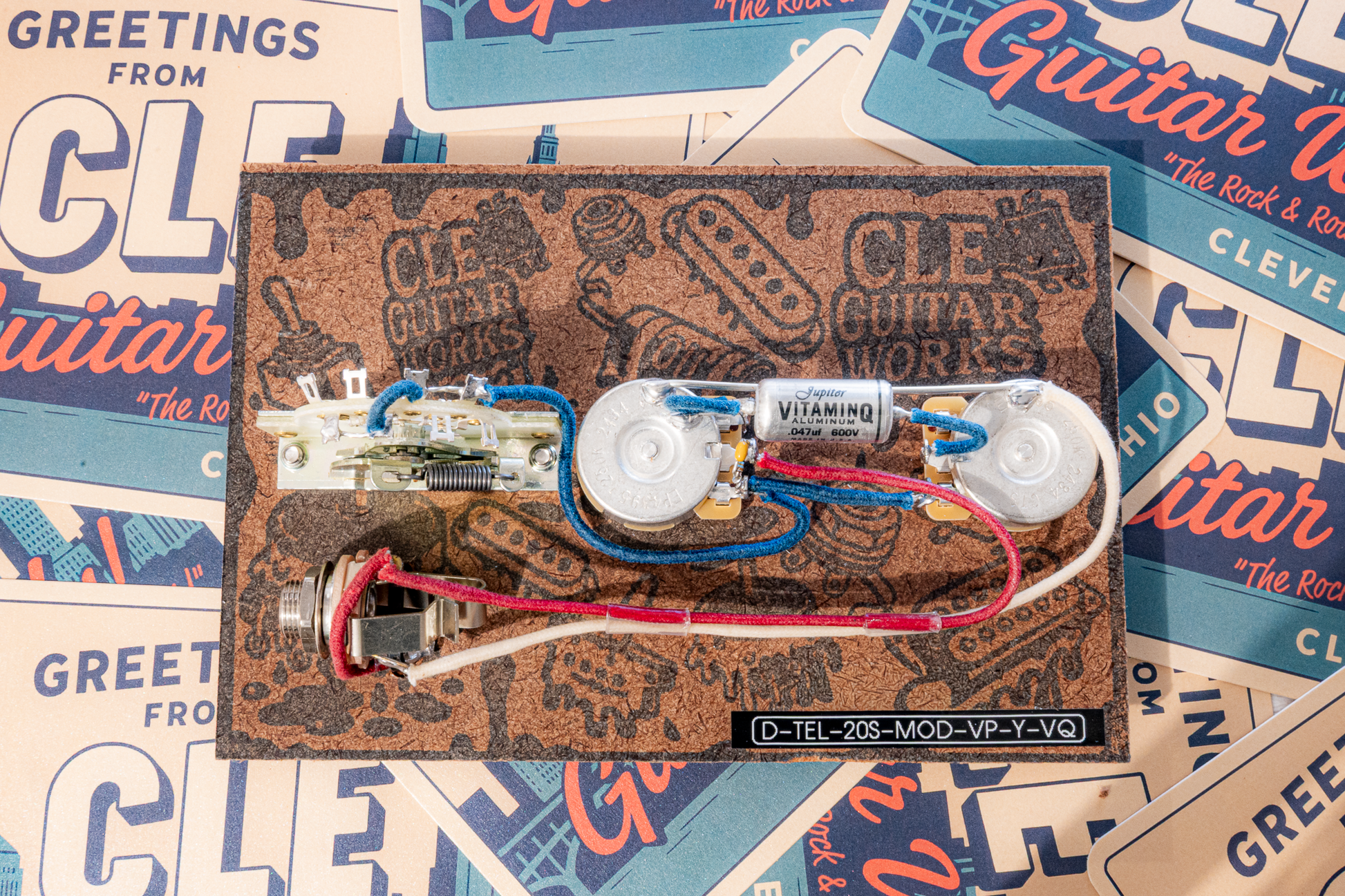 Telecaster Wiring Harness- VitaminQ - handcrafted prewired guitar electronics by CLE Guitar Works