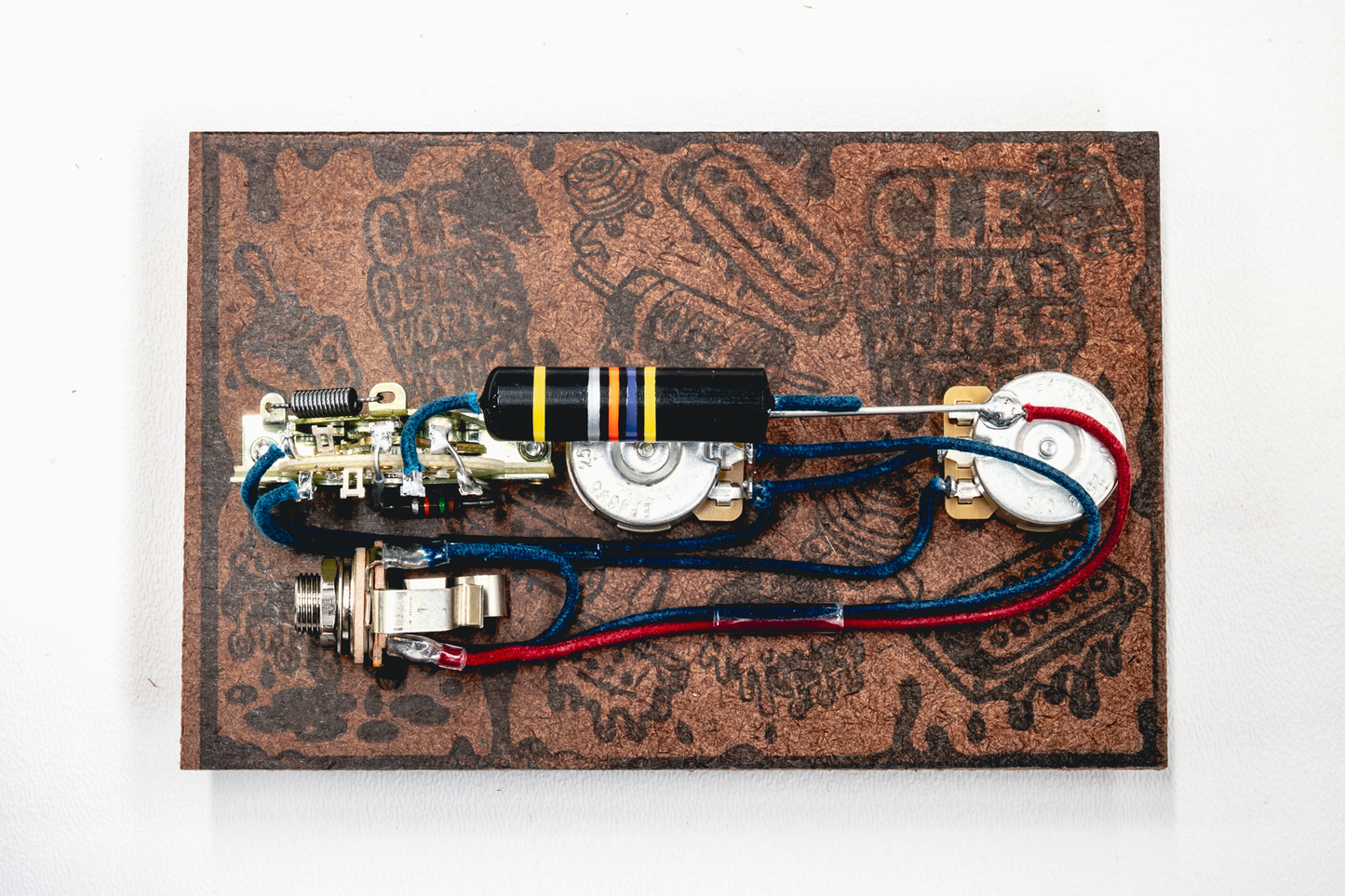 Nocaster" Blend Wiring Harness- Bumblebee - handcrafted prewired guitar electronics by CLE Guitar Works