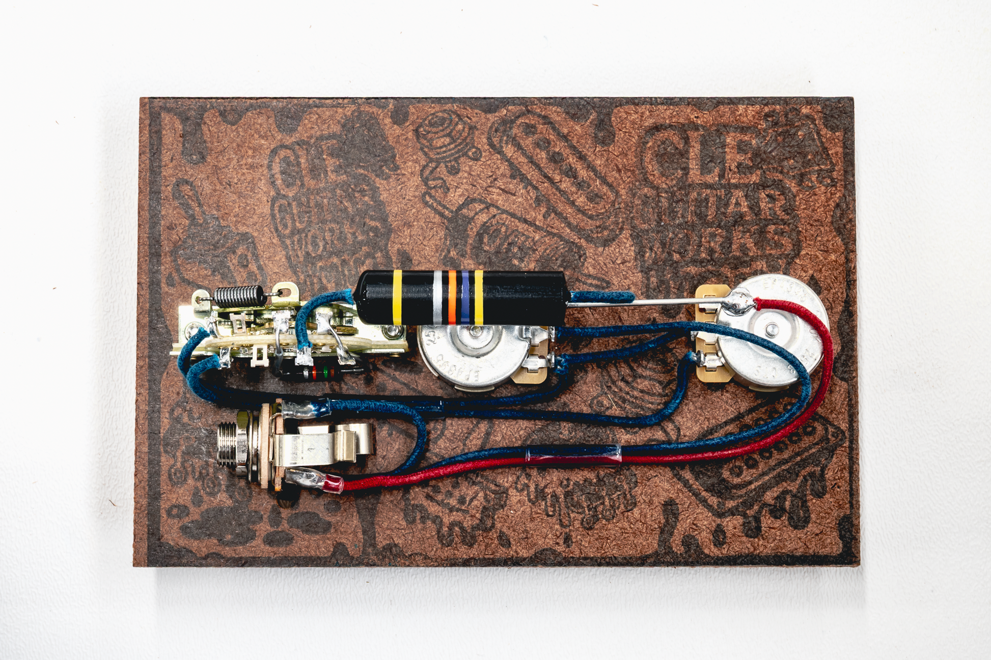 Nocaster" Blend Wiring Harness- Bumblebee - handcrafted prewired guitar electronics by CLE Guitar Works