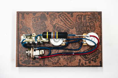 Nocaster" Blend Wiring Harness- Bumblebee - handcrafted prewired guitar electronics by CLE Guitar Works
