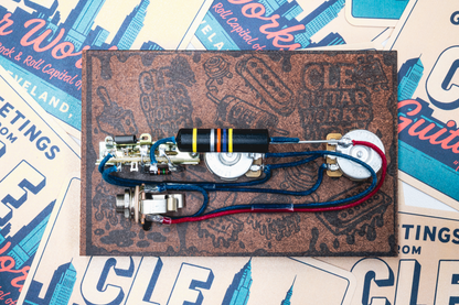 Nocaster" Blend Wiring Harness- Bumblebee - handcrafted prewired guitar electronics by CLE Guitar Works