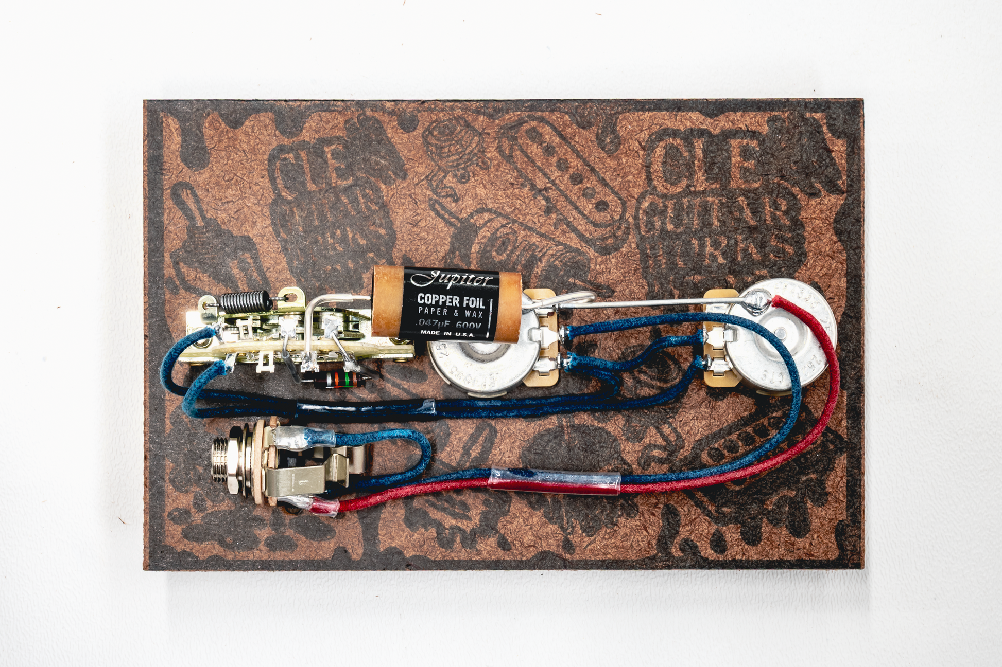 Nocaster" Blend Wiring Harness- Copper Foil - handcrafted prewired guitar electronics by CLE Guitar Works