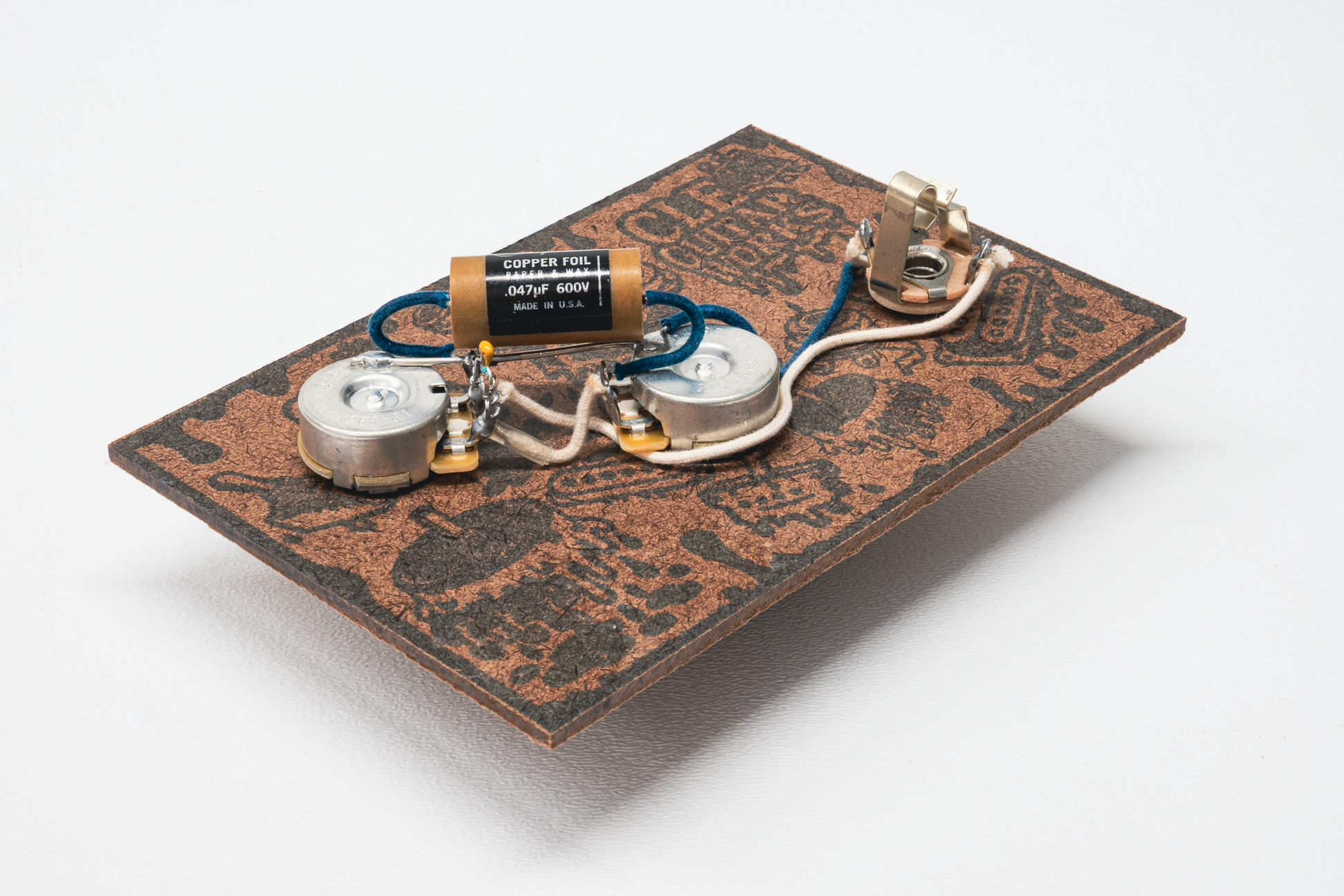 P-Bass Wiring Harness- Copper Foil - handcrafted prewired guitar electronics by CLE Guitar Works