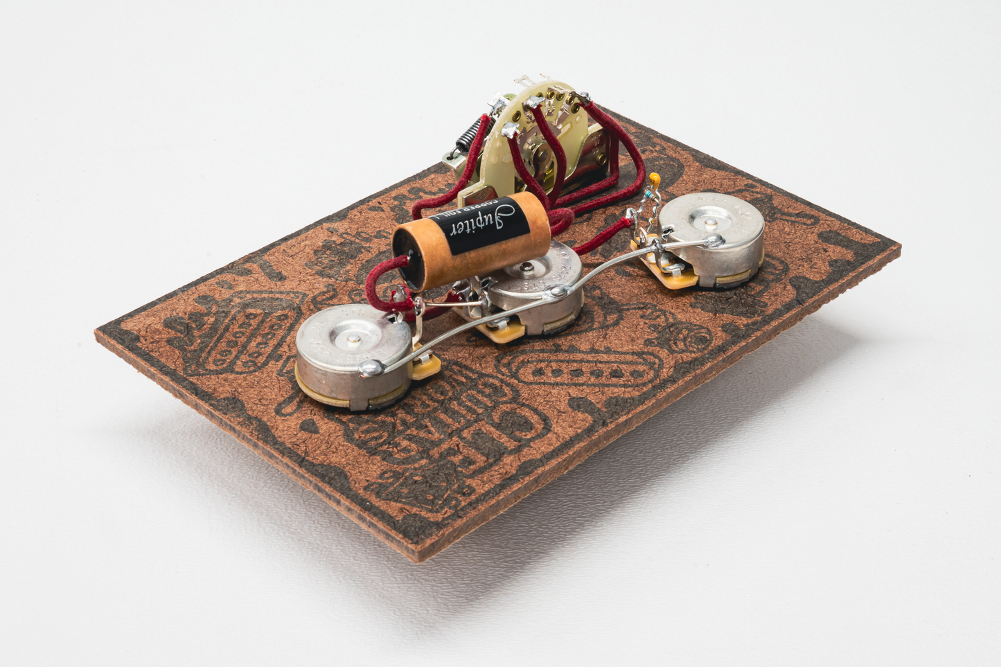 Strat Wiring Harness- Copper Foil - handcrafted prewired guitar electronics by CLE Guitar Works