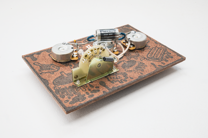 Strat Wiring Harness- VitaminQ SILVER FOIL - handcrafted Premium prewired guitar electronics by CLE Guitar Works