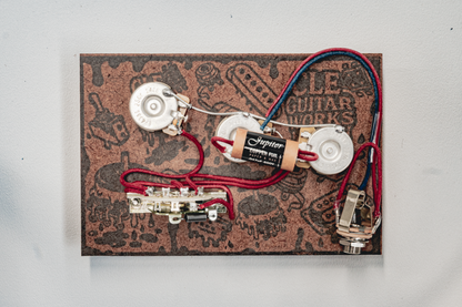 Strat Wiring Harness- Copper Foil - handcrafted prewired guitar electronics by CLE Guitar Works