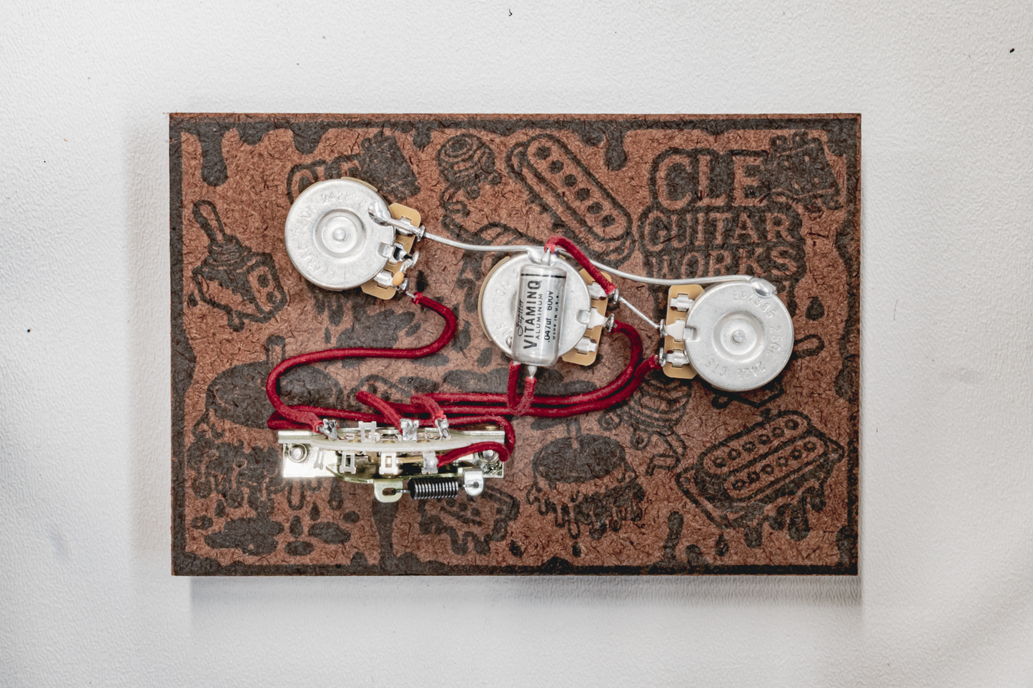 Strat Wiring Harness- VitaminQ - handcrafted prewired guitar electronics by CLE Guitar Works