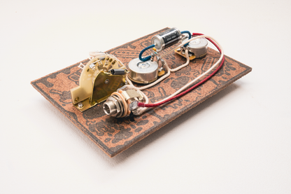 Telecaster Wiring Harness- VitaminQ SILVER FOIL - handcrafted premium guitar electronics by CLE Guitar Works