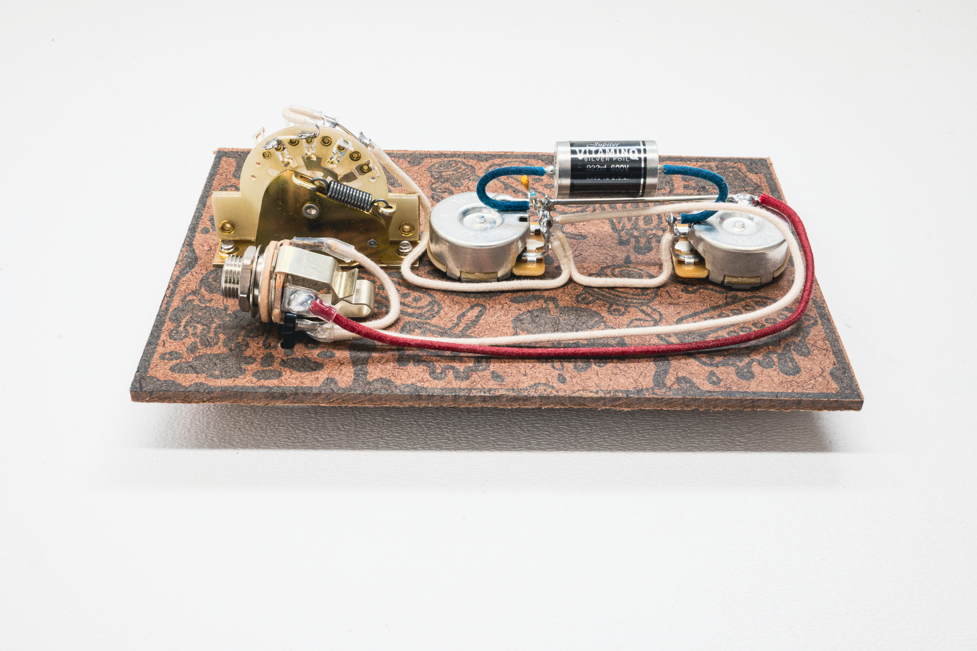 Telecaster Wiring Harness- VitaminQ SILVER FOIL - handcrafted premium guitar electronics by CLE Guitar Works
