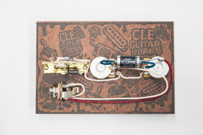 Telecaster Wiring Harness- VitaminQ SILVER FOIL - handcrafted premium guitar electronics by CLE Guitar Works