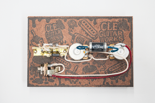 Telecaster Wiring Harness- VitaminQ SILVER FOIL - handcrafted premium guitar electronics by CLE Guitar Works