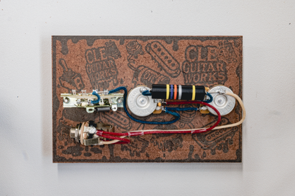 Telecaster Wiring Harness- Bumblebee - handcrafted prewired guitar electronics by CLE Guitar Works