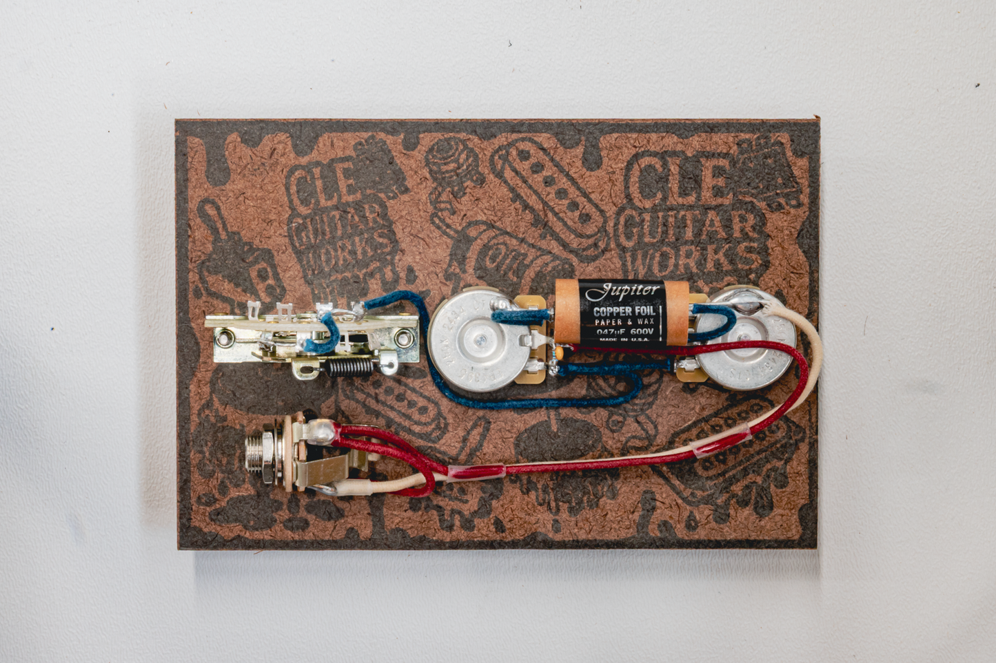 Telecaster Wiring Harness- Copper Foil - handcrafted prewired guitar electronics by CLE Guitar Works