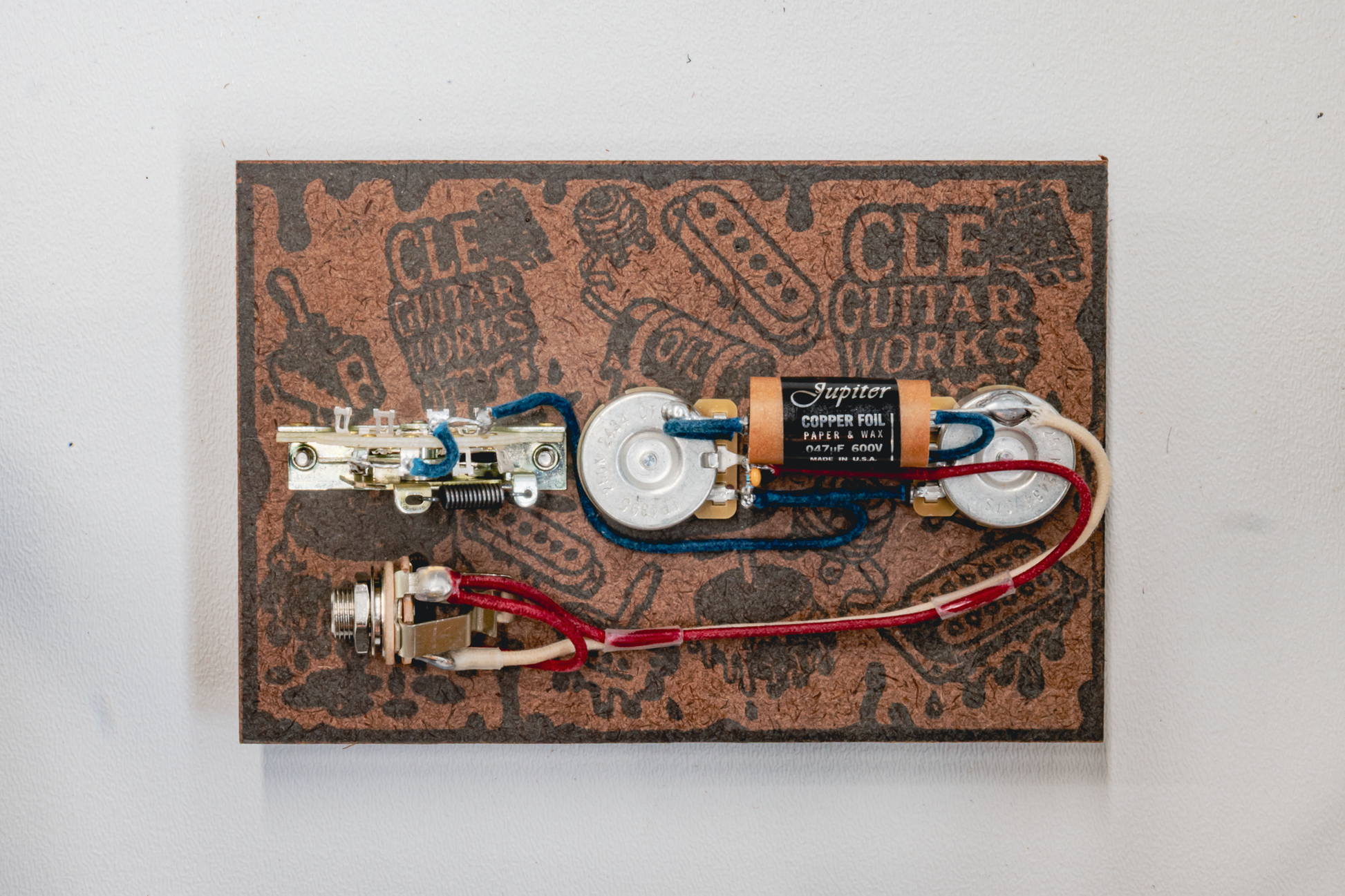 Telecaster Wiring Harness- Copper Foil - handcrafted prewired guitar electronics by CLE Guitar Works
