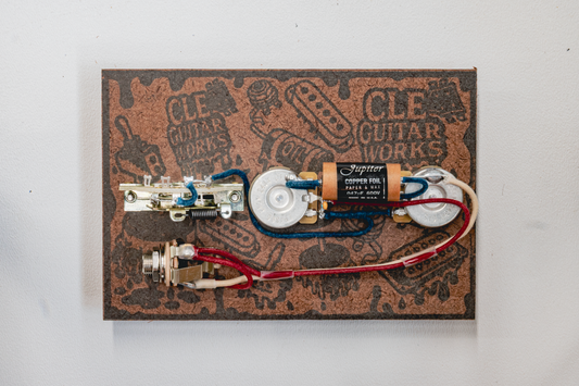 Telecaster Wiring Harness- Copper Foil - handcrafted prewired guitar electronics by CLE Guitar Works