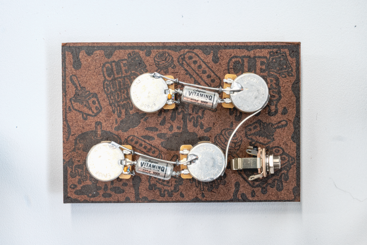 Les Paul Wiring Harness- VitaminQ - handcrafted prewired guitar electronics by CLE Guitar Works