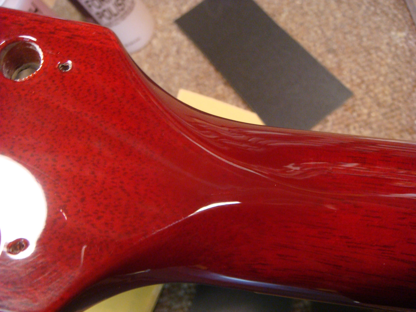 Headstock Reglue | With Touchup