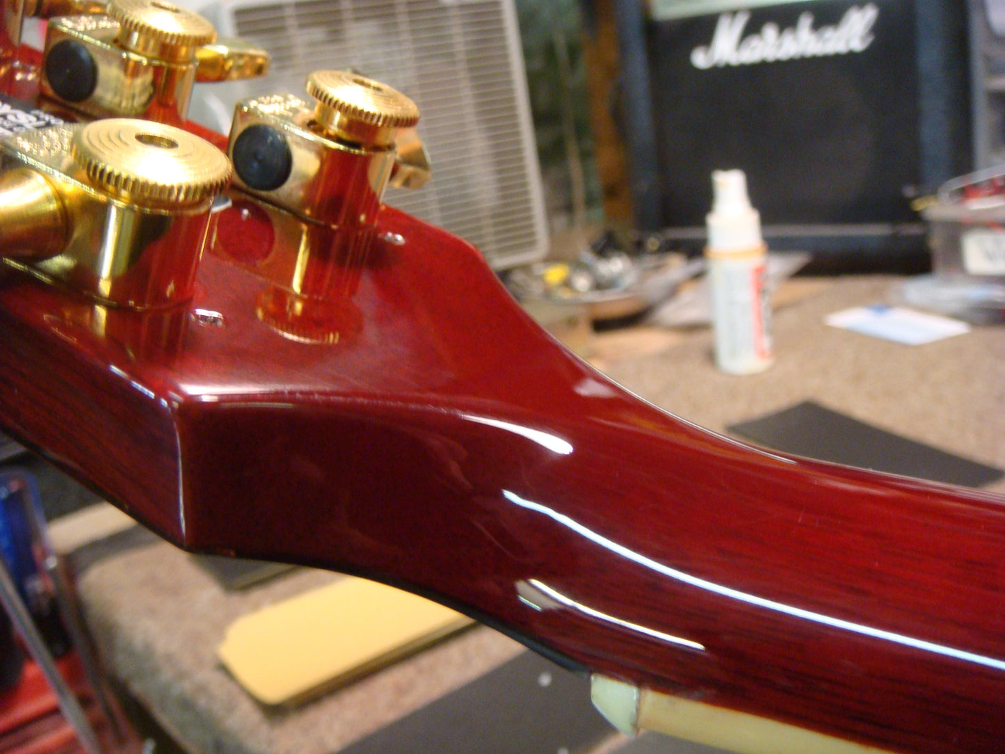 Headstock Reglue | With Touchup