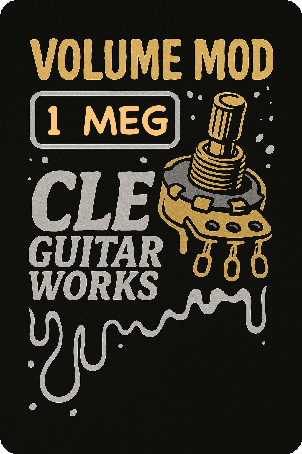 Treble Bleed Circuit – 1 Meg (Parallel Wiring) - handcrafted prewired guitar electronics by CLE Guitar Works